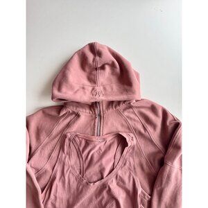 Lot of 2 LULULEMON Spiced Chai Tops - Crop Scuba Hoodie & Love Tank, Size XL/XXL